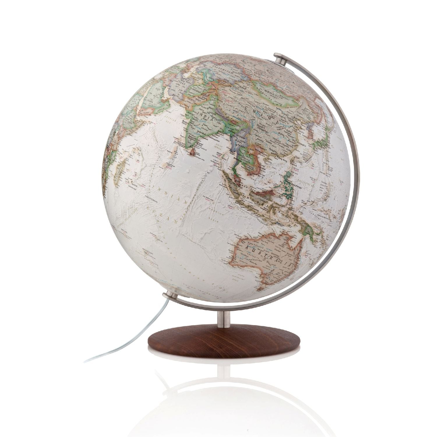 National Geographic Leuchtglobus Fusion 37 cm handkaschiert, Detailansicht