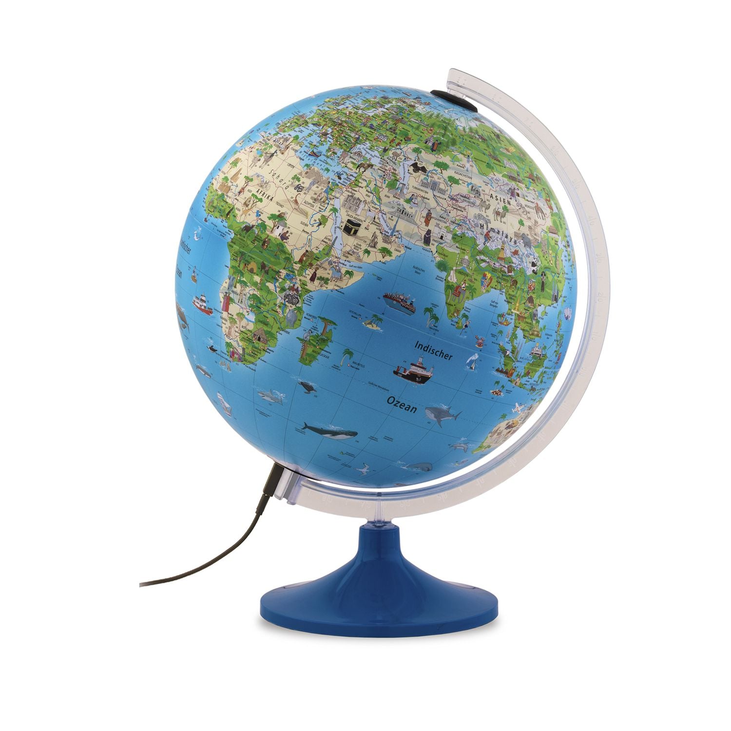 Räthgloben Atmosphere Family Kinder-Leuchtglobus 30 cm, beleuchtet
